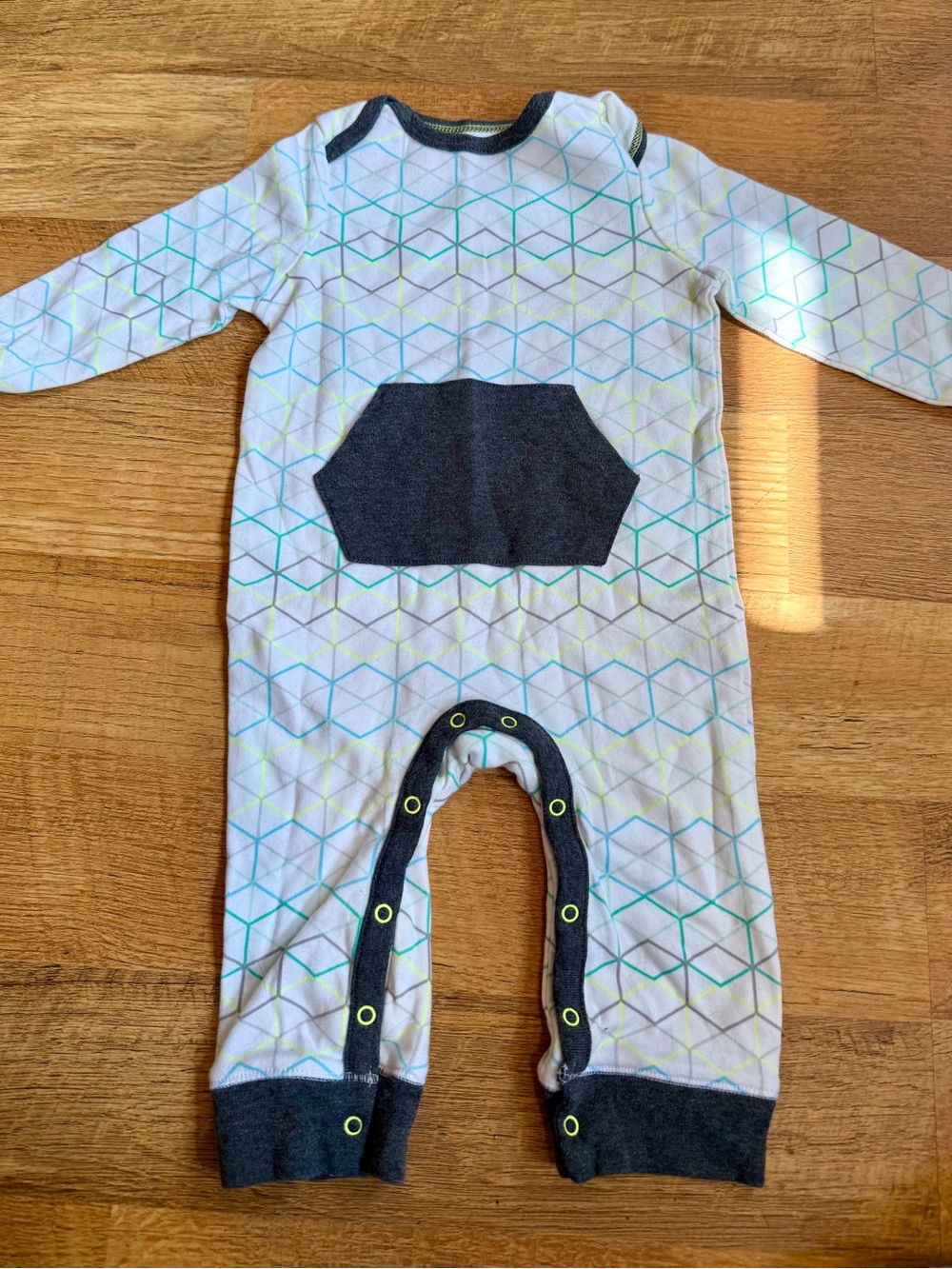 Cloud island 6-9m snap up long sleeved sleeper